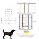 Heavy Duty Puppy Play Pen, 12 Panels Pet Exercise Pen, for Indoors, Outdoors