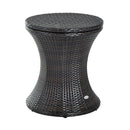 Outsunny Rattan Ice Bucket/Table - Brown